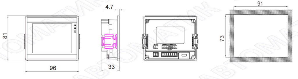 Панель 3.5" WECON PI3035ie