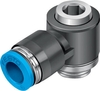 QSLV-G1/2-12-I Угловой штуцер с цанговым зажимом и резьбой